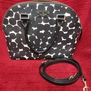 Kate Spade black and white tote bag